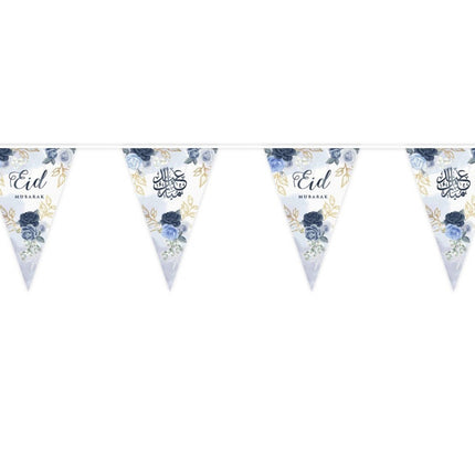 Eid mubarak slinger Peony blue