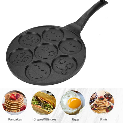 Pannenkoekenpan Emoji 7 smiley's