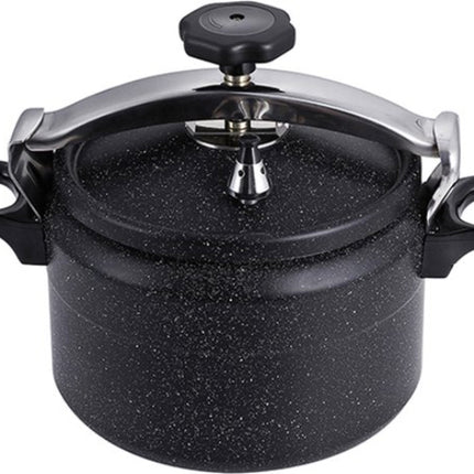 Schnellkochtopf mit Antihaft-Marmor-Beschichtung - Schwarz - Alle Herdarten einschließlich Induktion