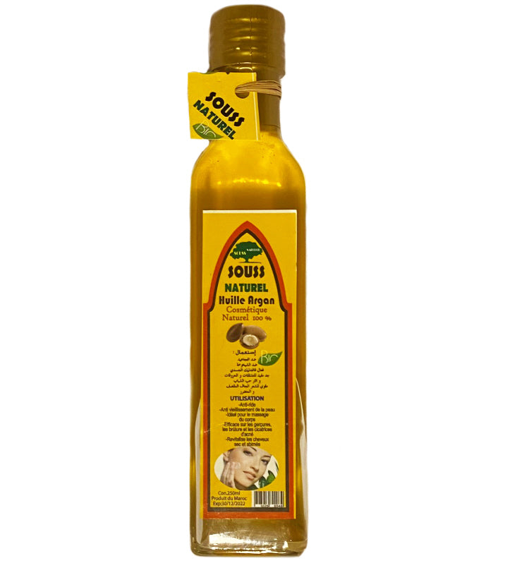 Souss Naturel Argan Oil - 100% Pure & Organic 250 ML
