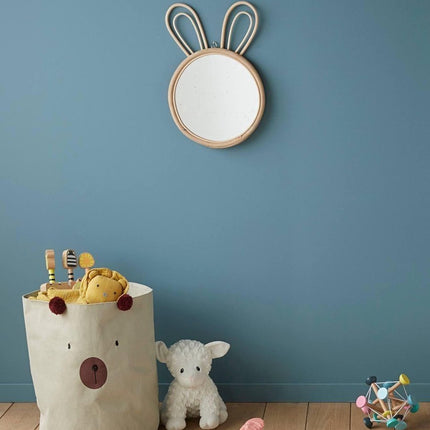 Spiegel Hase Kinderzimmer Wanddekoration 24 x 2,2 x 38 cm