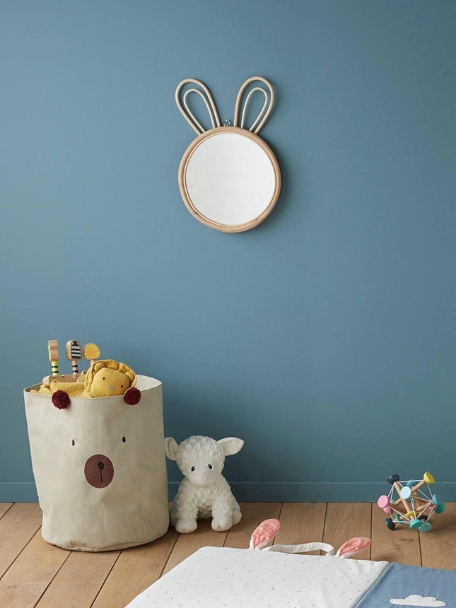 Spiegel Hase Kinderzimmer Wanddekoration 24 x 2,2 x 38 cm