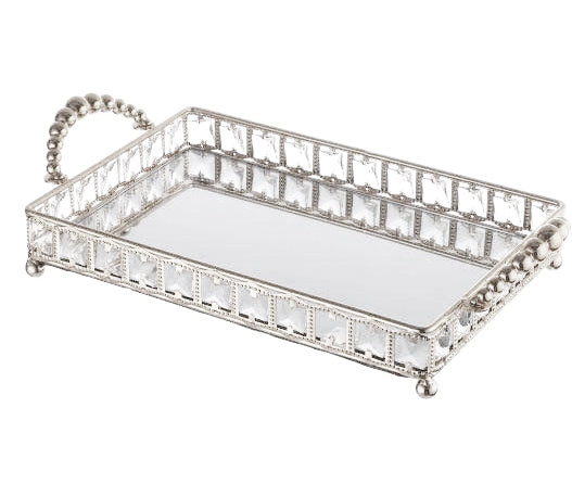 Rechteckiges Spiegeltablett