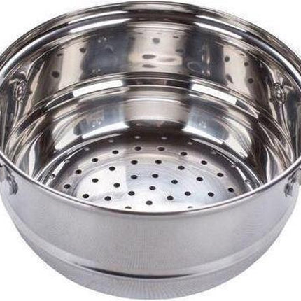 Kinghoff 3320 Dampfgarer - Ø24 cm - Edelstahl - alle Herdarten - 5-teilig