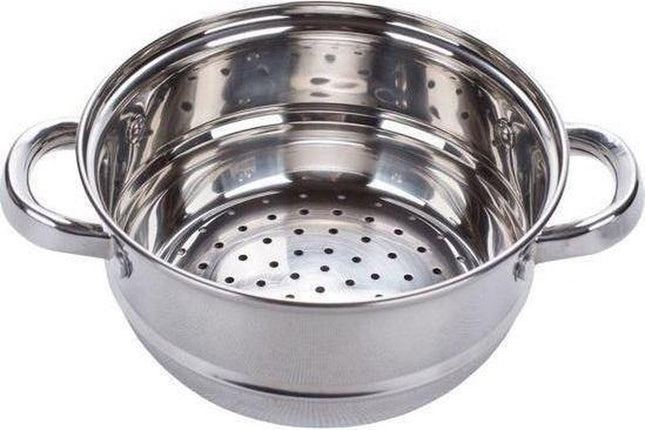 Kinghoff 3320 Dampfgarer - Ø24 cm - Edelstahl - alle Herdarten - 5-teilig