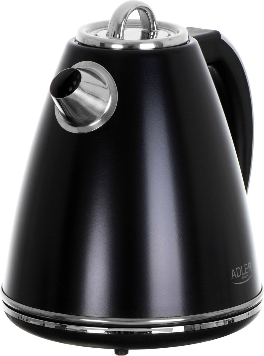 Adler AD 1343 – Bouilloire en acier – 1,5 litre – Strix – noire