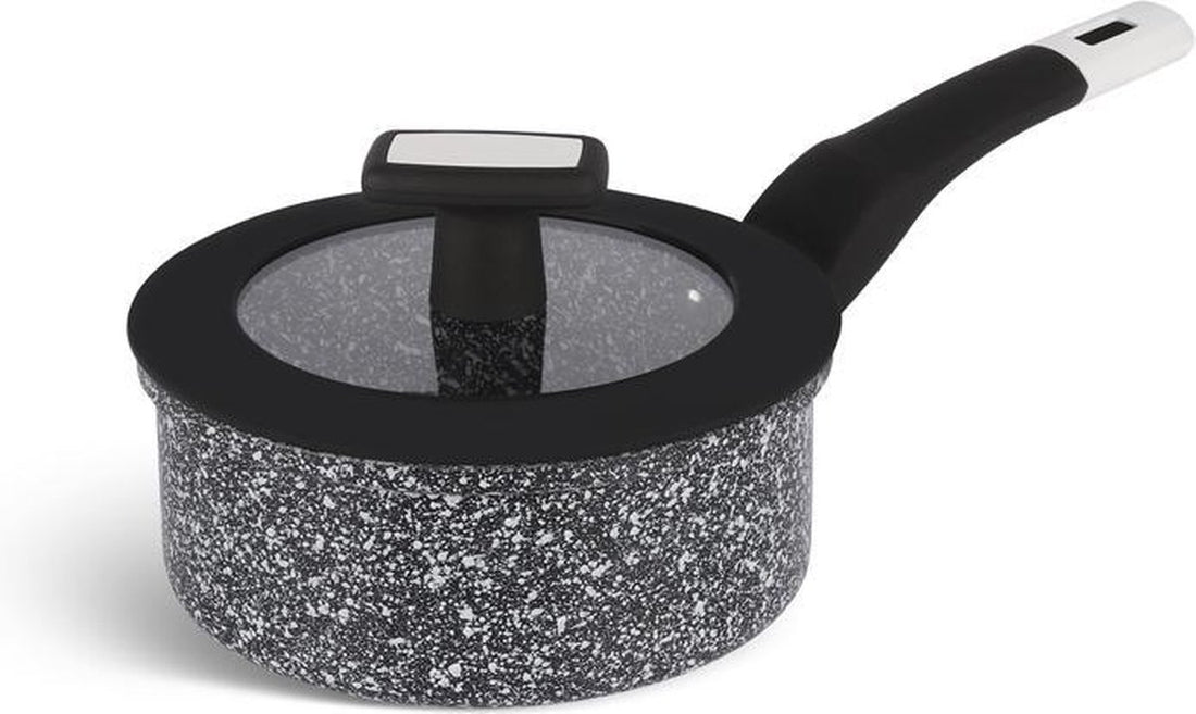 Edënbërg Stonetec Line steelpan 18 cm – keramisch, 3-laags antiaanbaklaag