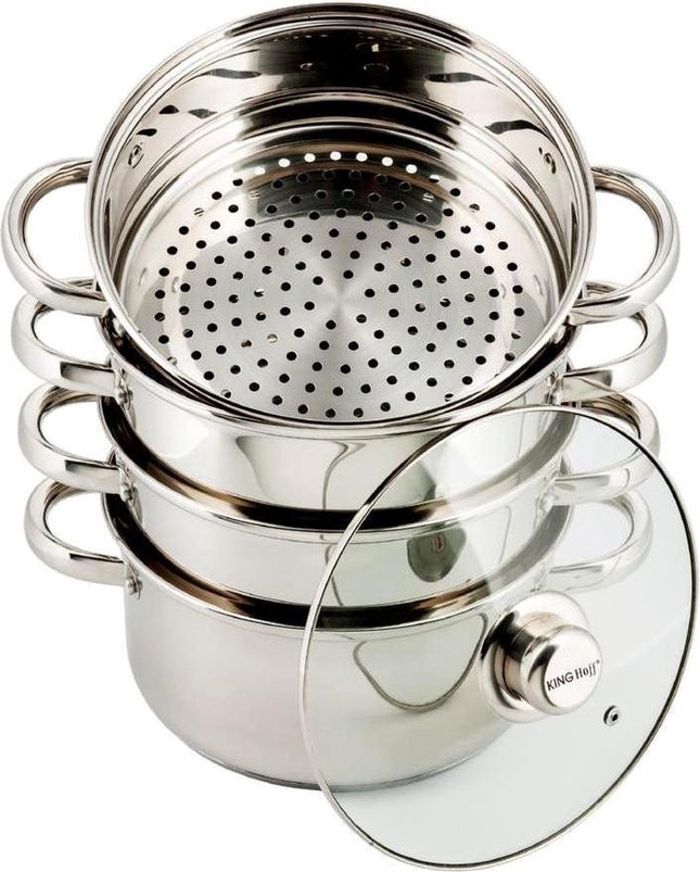 Dampfgarer-Set – Ø 18cm – 5-teilig