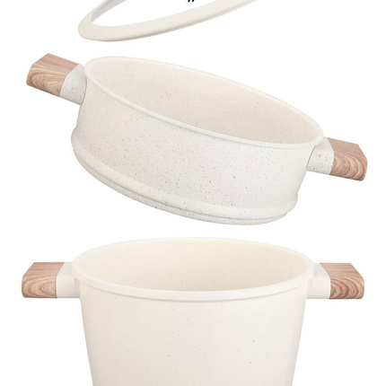 Stoompan 3-in-1 - 6,5L Couscous Pan - Inductie & Alle Warmtebronnen - Cast Aluminium - Rijst- & Groentestomer - Met Vergiet & Glasdeksel - Vaatwasmachinebestendig