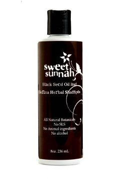 Huile de graines noires et shampooing aux herbes de henné