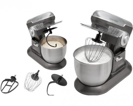 Küchenmaschine Teigmaschine SwissLine SW-383 Titan-Silber