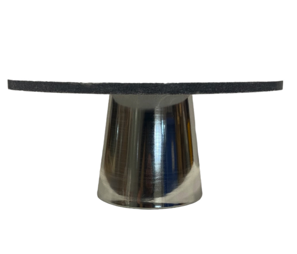 Round Cake Stand Marble Cake Display Ø 30 cm - black