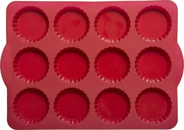 Kuchenformen Silikon 37,2 x 26 x 2,2cm für 12 Kuchen