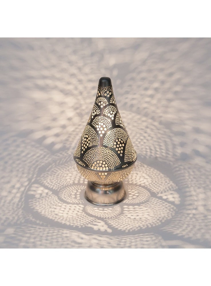 Zenza Table Lamp Fan Mini Silver