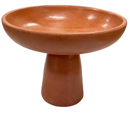 Tadelakt Terracotta Footed Blate