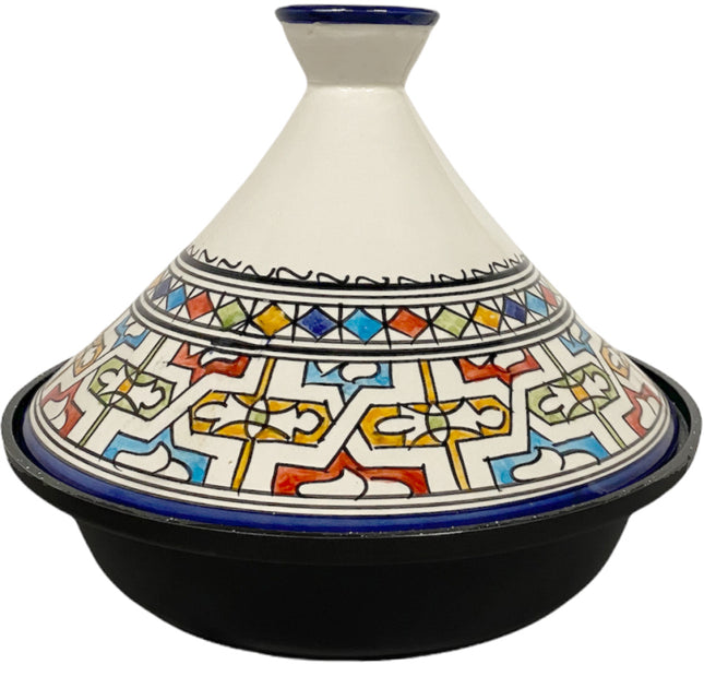 Cuilina | Tajine Fes Ø30cm - Induktion – Handgemachte bunte Keramik