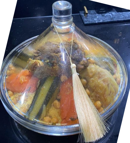 Glass tagine ø28 cm
