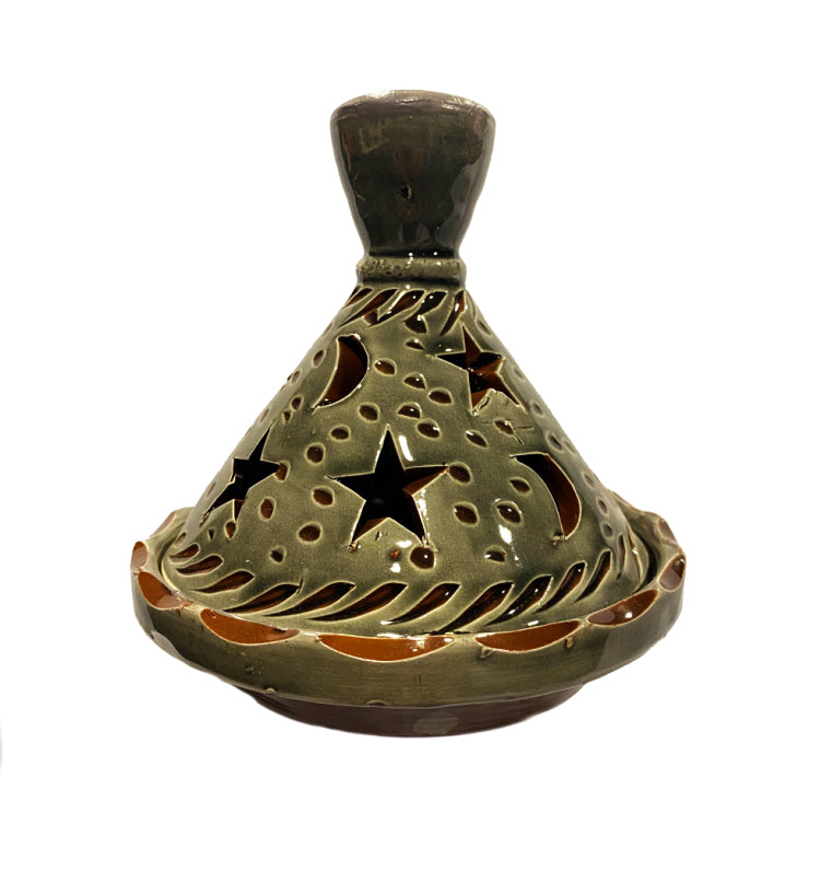 Tajine Photophore lune et étoiles