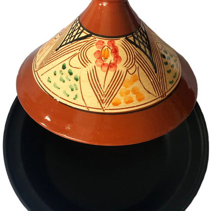 Aardewerk en gegoten aluminium tajine, ook geschikt voor inductie