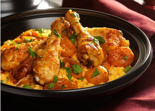 Cosy&Trendy Tajine - Induktionsgeeignet - schwarz/orange - Ø 30 cm