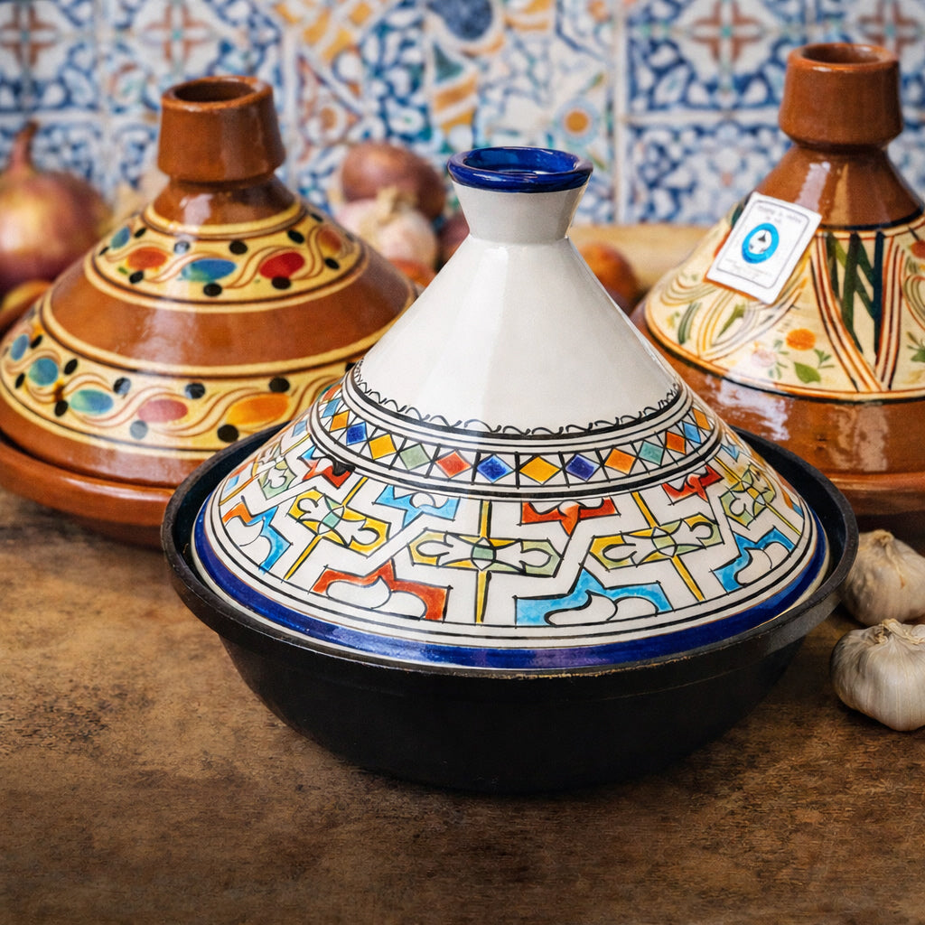 Tajines marocains peints à la main