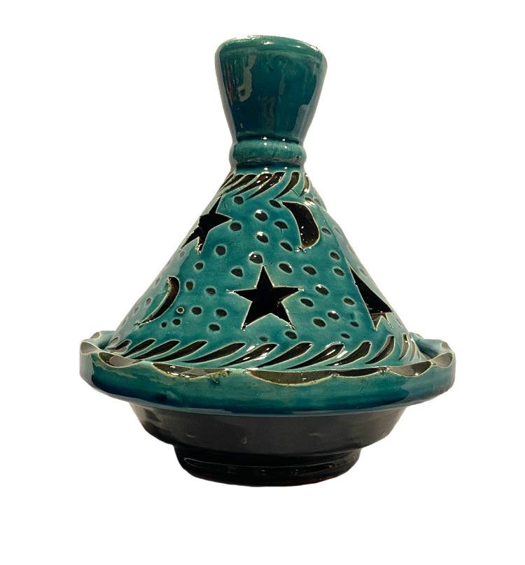 Tajine Photophore lune et étoiles