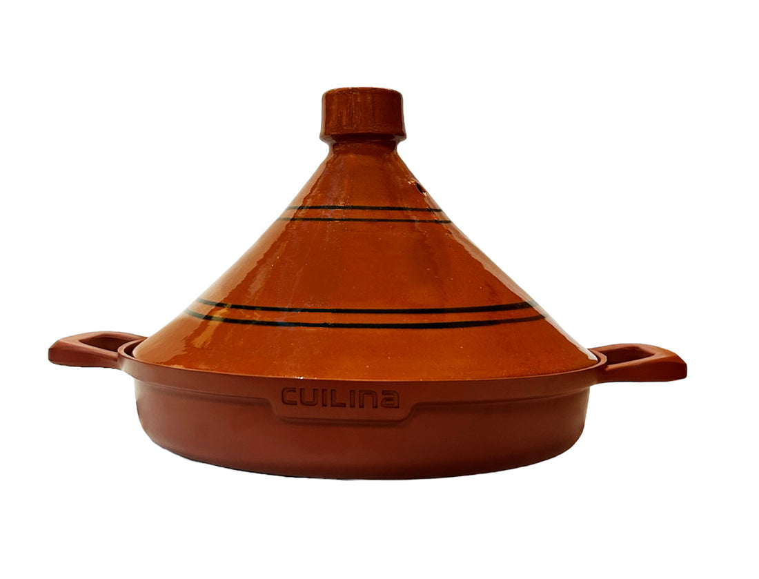 Cuilina tajine Maroc Ø 30 cm – inductie, handbeschilderd keramisch deksel – foto 3