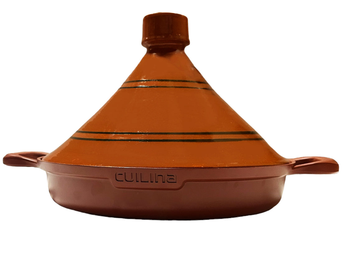 Cuilina tajine Maroc Ø 30 cm – inductie, handbeschilderd keramisch deksel – foto 4