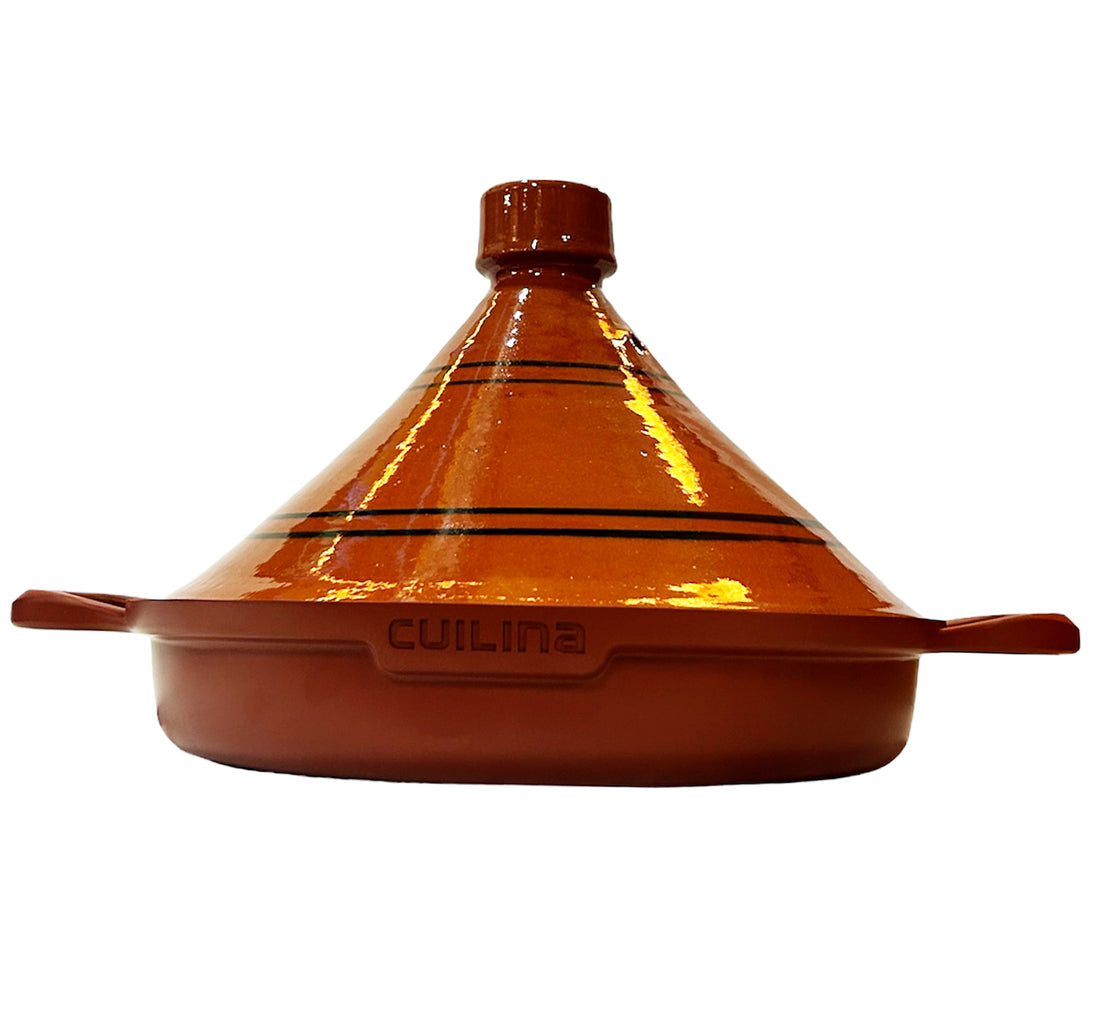 Cuilina tajine Maroc Ø 30 cm – inductie, handbeschilderd keramisch deksel