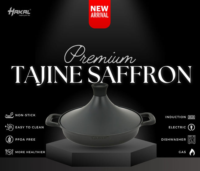 Tajine Saffron 30 cm -  Non-stick - Geschikt voor Alle Kookplaten