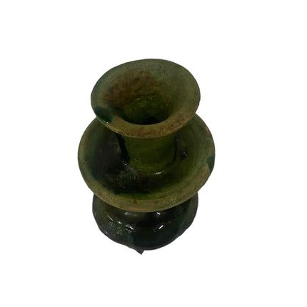 Aardewerk Tamegroute mini Kandelaar 14 cm