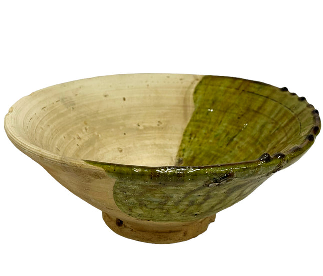 Half geglazuurde Marokkaanse Tamegrout kom Ø28