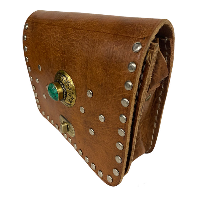 Lederen crossbody tas