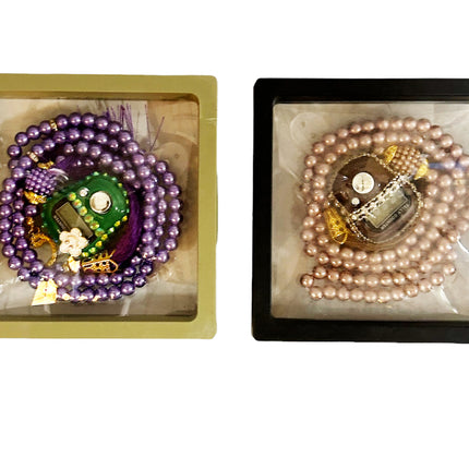 Geschenkset Tasbih – Perlen Gebetskette + Digitaler Zähler