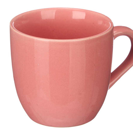6x Rosa unifarbene Tassen / Becher 150 ml - Teetasse / Kaffeetasse