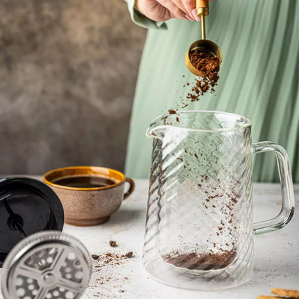 Klausberg Kaffeepresse / Teebereiter - Glas - 0,35L