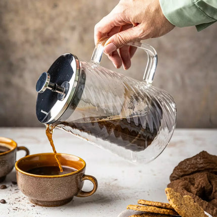 Klausberg Kaffeepresse / Teebereiter - Glas - 0,35L