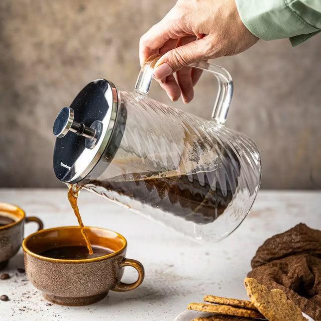 Klausberg Kaffeepresse / Teebereiter - Glas - 0,35L