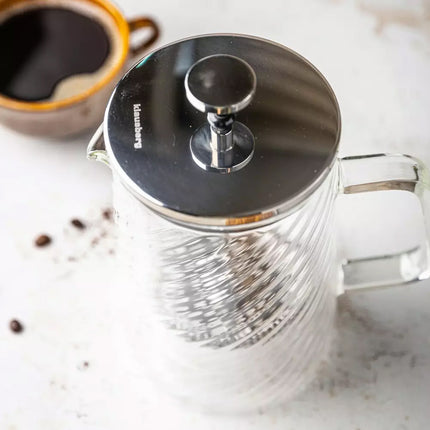 Klausberg Kaffeepresse / Teebereiter - Glas - 0,35L