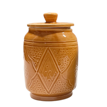 Vorratsdose - Keramische Dekodose - Graviert 13cm