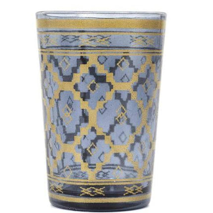 Marokkaanse theeglazen met patronen set van 6
