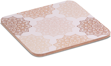 Mandala Onderzetters Roze