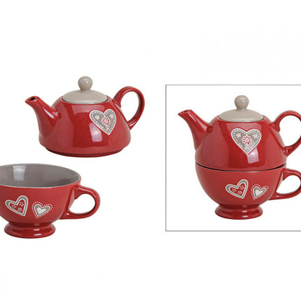 Tea for one set - Theeset - Keramiek 400 ml