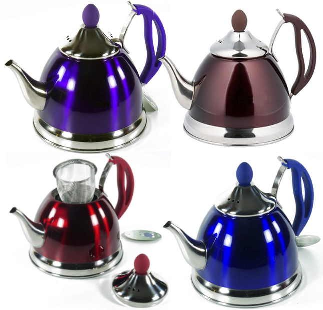 Theepot rvs 1 liter