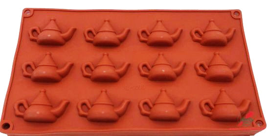 Silikon-Backform Teekanne