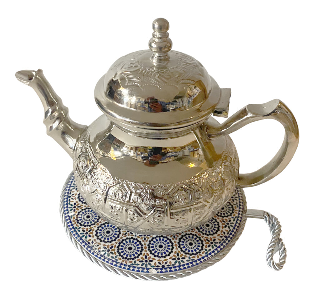 Moroccan ceramic coaster 17 cm