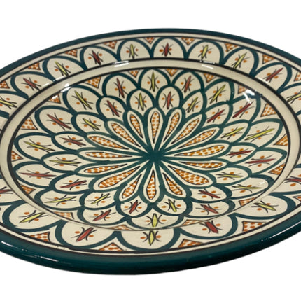 Marokkanische Schale mit fröhlichen Farben 35 cm