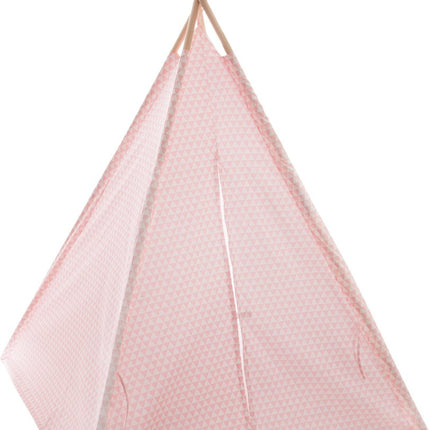 Tipi-Spielzelt für Kinder - 120 x 120 x 160 cm - rosa - Wigwam