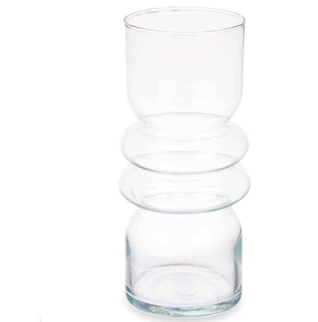 Transparante glazen vaas 30 cm