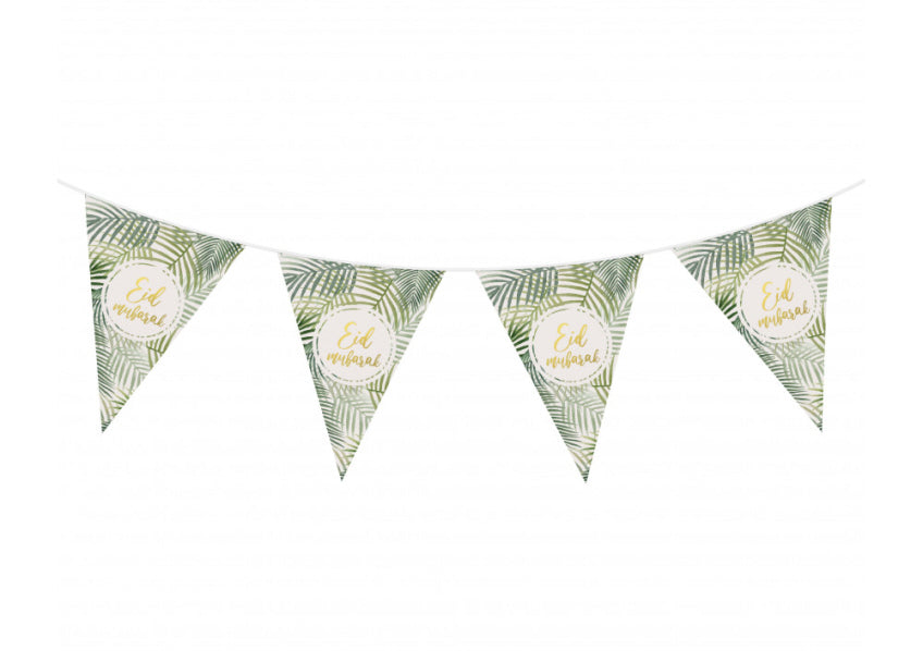 Eid Mubarak Tropical Flags